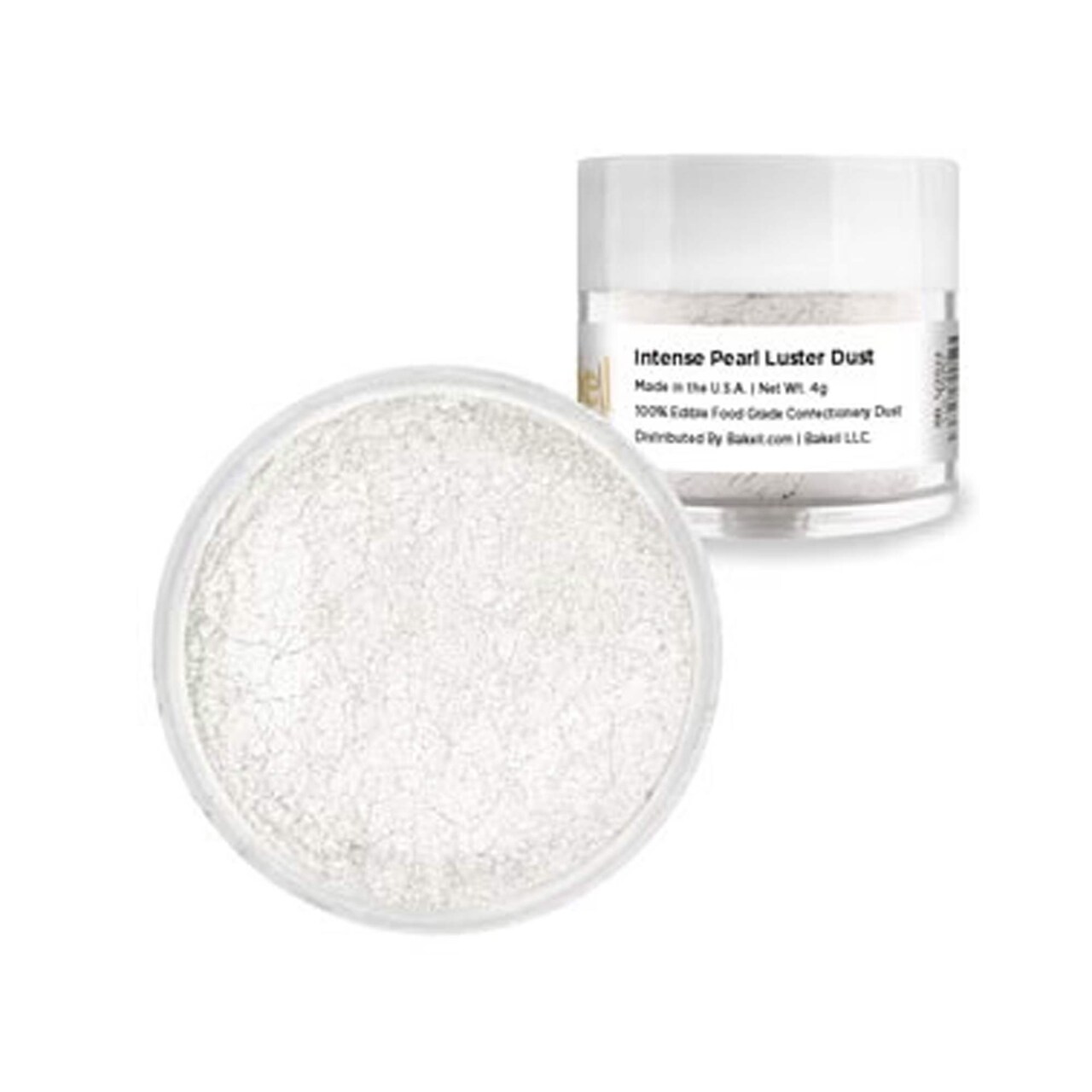 4 Gram Edible Cake Dust Antique White Shimmer Luster Kosher Food Grade for Decorating Needs